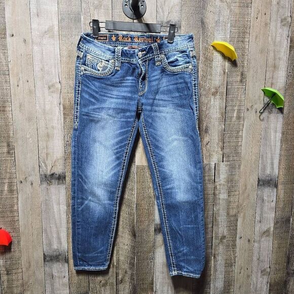 Rock Revival Braylee Ankle Skinny Jeans - Picture 1 of 6